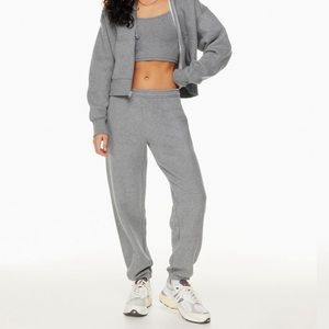 Aritzia TNA cozy fleece boyfriend sweatpants